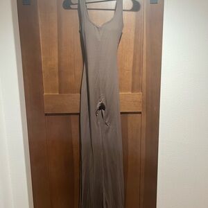 Elegant Brown Jumpsuit
